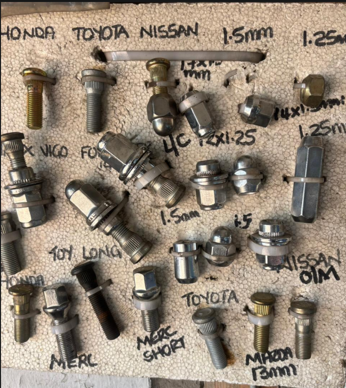 Automotive Bolts and Hardware for Honda, Toyota, Nissan, Mercedes